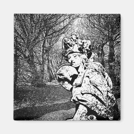 Walküre - Skulptur mit Baum-Arkade Magnet