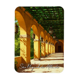 Walkway i San Miguel de Allende Mexico Travel Magnet
