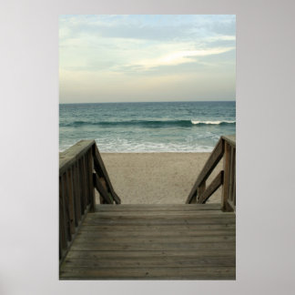 Walkway till Beach Poster