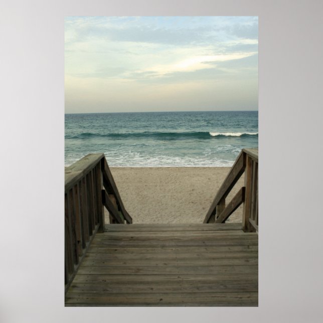Walkway till Beach Poster (Framsidan)