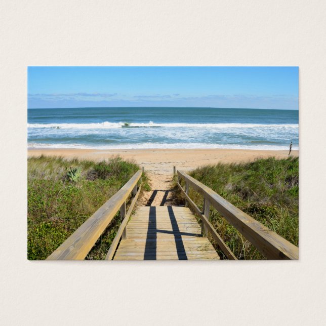 Walkway till Beach Visitkort (Framsidan)
