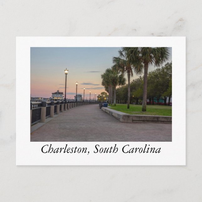 Walkway vid Charleston, South Carolina Vykort (Framsida)