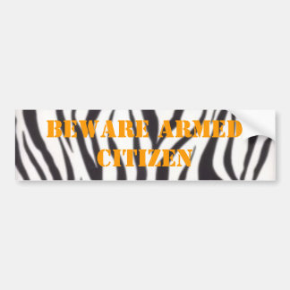 wall782 AKTA SIG DEN BEVÄPNADE MEDBORGAREN Bildekal