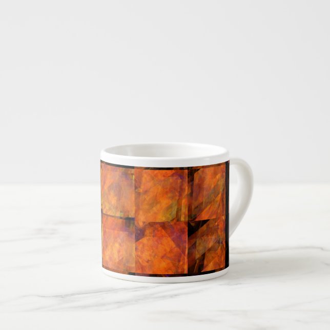 Wall Abstrakt Art Espresso Mugg Espressomugg (Framsida höger)