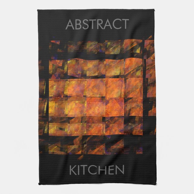Wall Abstrakt Art Kitchen Towel Kökshandduk (Vertikal)