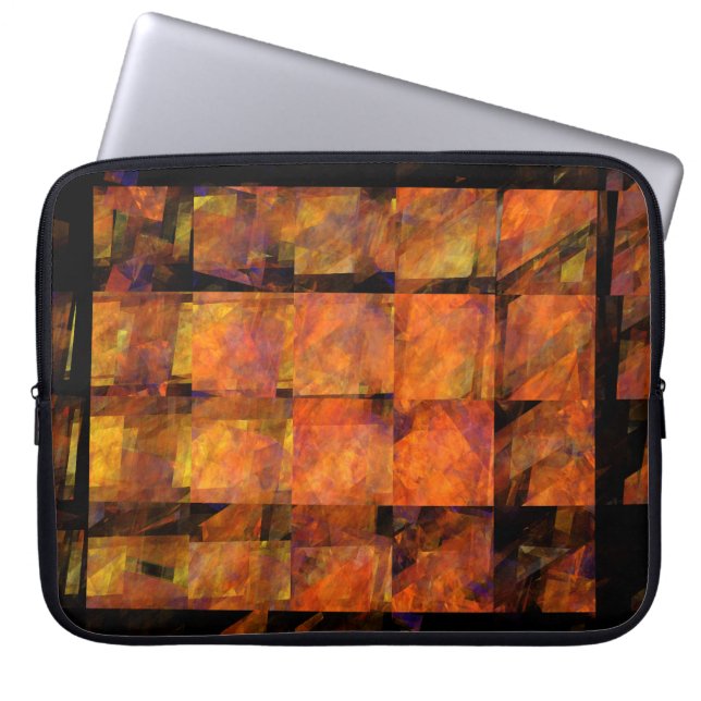 Wall Abstrakt Art Laptop sleeve (Framsidan)
