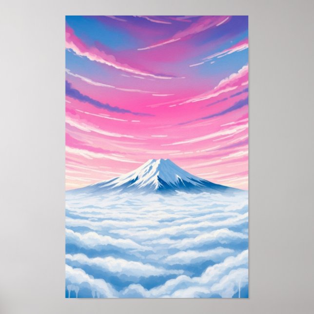 Wall art. Above the clouds Poster (Framsidan)