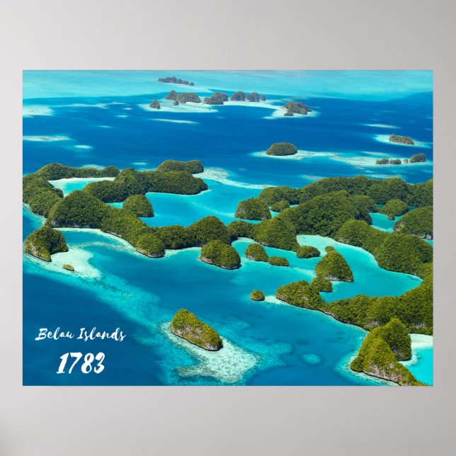 Wall Art Belau Islands 1783 Poster (Framsidan)