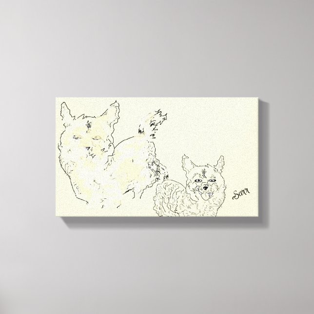 Wall Art : Buddies Canvastryck (Framsida)