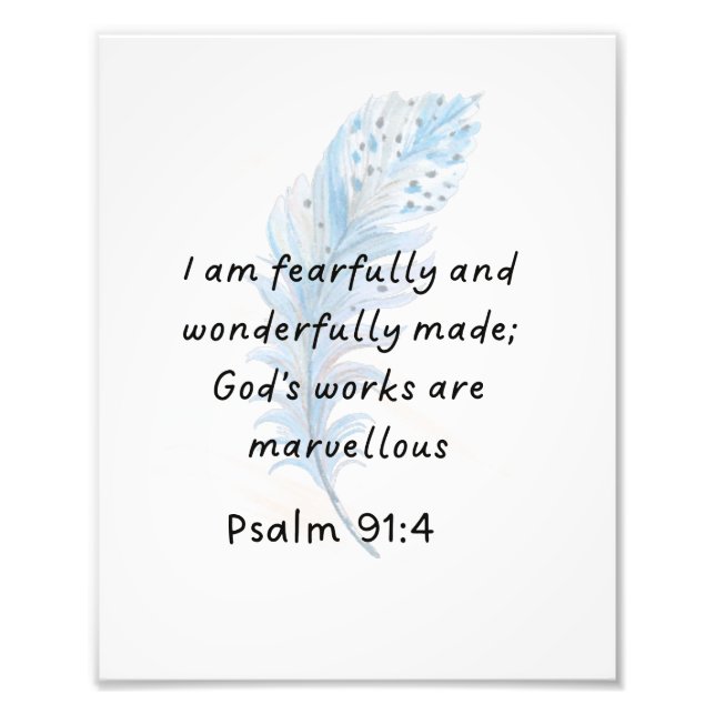 Wall Art - Christian Home Decor Fototryck (Framsidan)