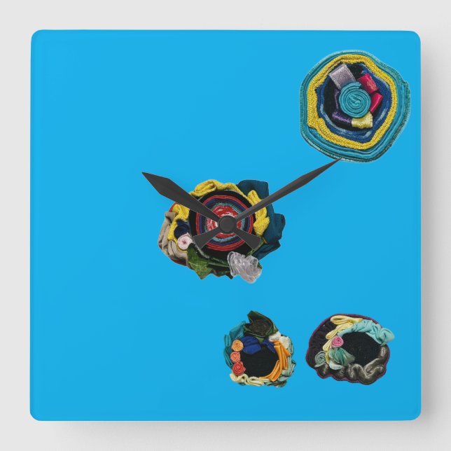 Wall Art & Décor > Clocks Fyrkantig Klocka (Framsida)