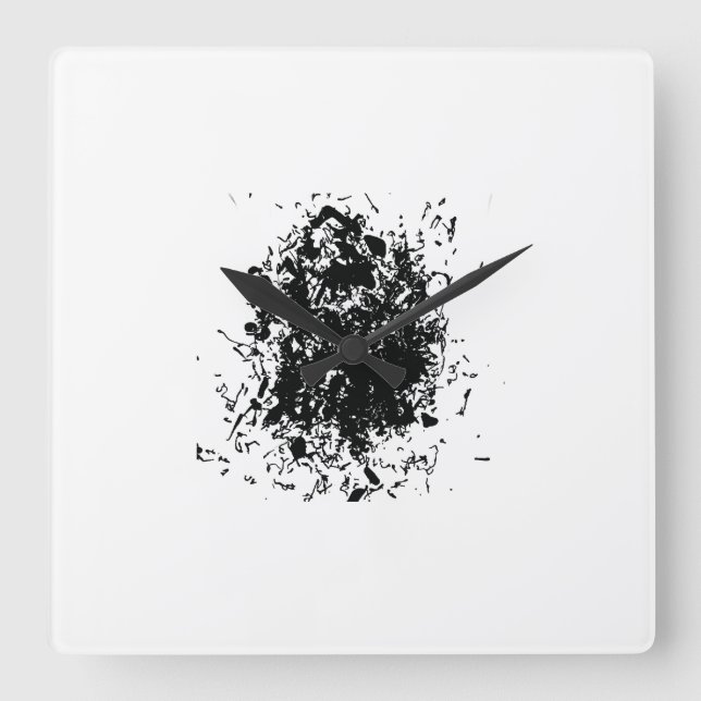 Wall Art & Décor > Clocks Fyrkantig Klocka (Framsida)