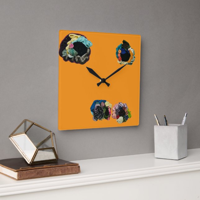 Wall Art & Décor > Clocks Fyrkantig Klocka (Kontor)