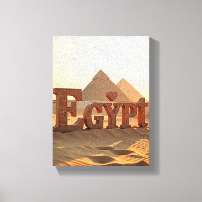 Wall Art & Décor Egypten Canvastryck (Framsida)