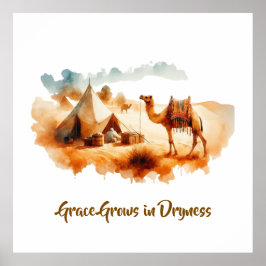 Wall art- Desert Painting Poster