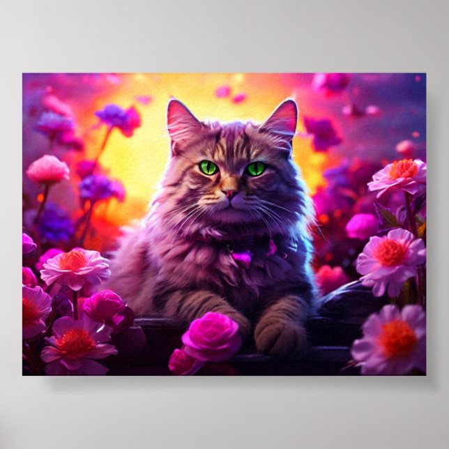 Wall Art for Cat Lovers Poster (Framsidan)