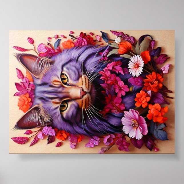 Wall Art for Cat Lovers Poster (Framsidan)