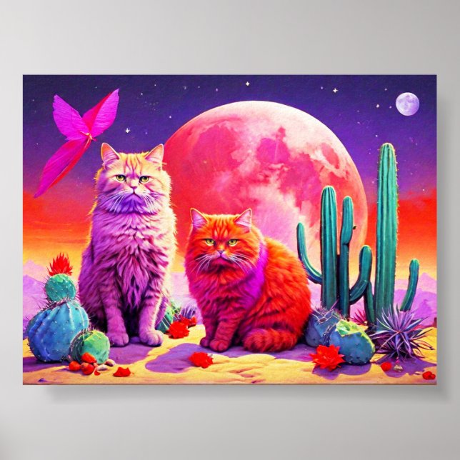 Wall Art for Cat Lovers Poster (Framsidan)