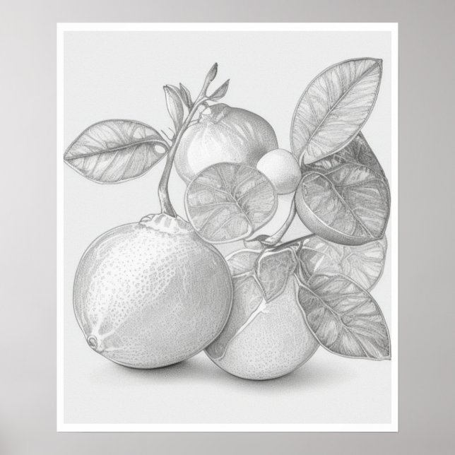 Wall Art-frukt poster (Framsidan)