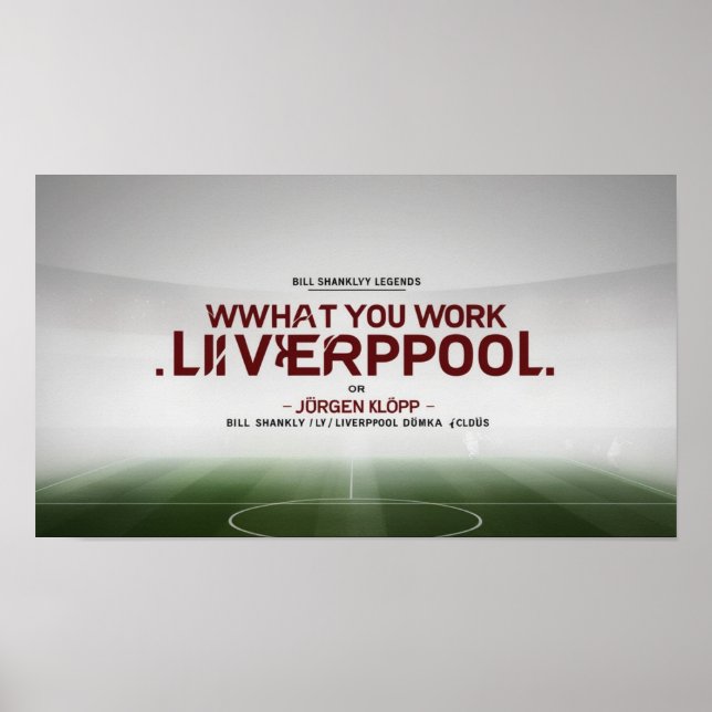 Wall Art Liverpool Poster (Framsidan)