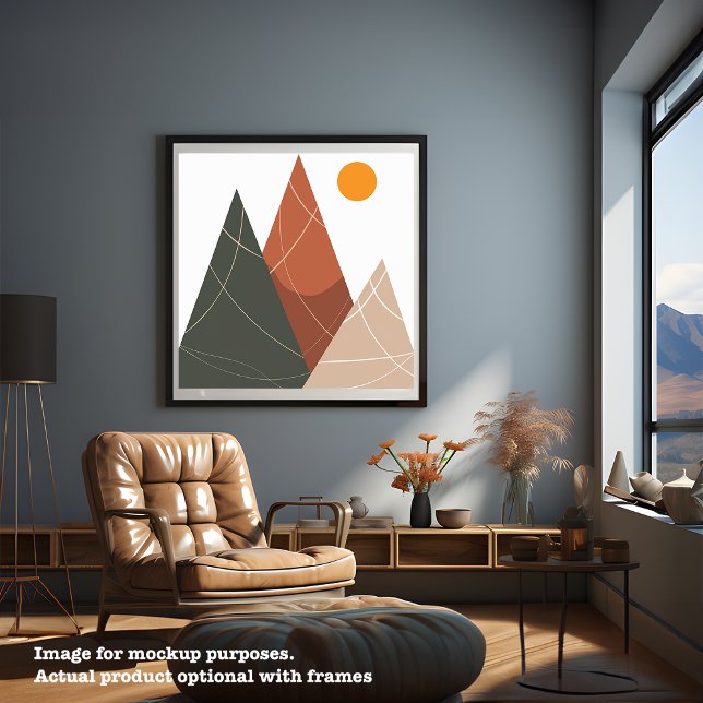 Wall Art Nordic Hills i dagboken Poster (Skapare uppladdad)