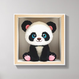  Wall Art Panda Cuddle Buddy Canvastryck