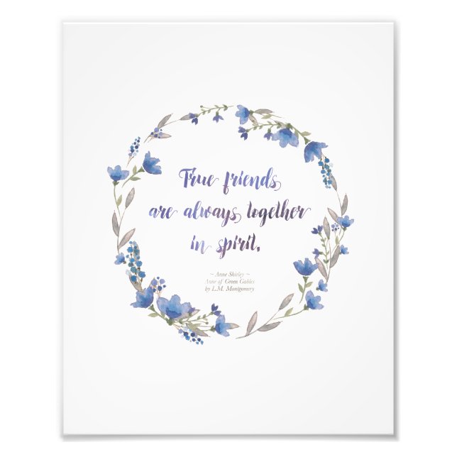 Wall Art Print - Anne-citat Fototryck (Framsidan)