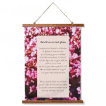 Wall Art-Rullan "Räddningen är Gud given"