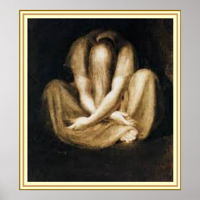 Wall Art - "Silence" av Henry Fuseli Poster (Framsidan)