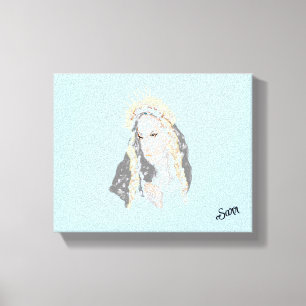 Wall Art : Virgin Mary Canvastryck