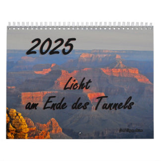 Wall Calendar 2025 med tyska Bible Verses Kalender