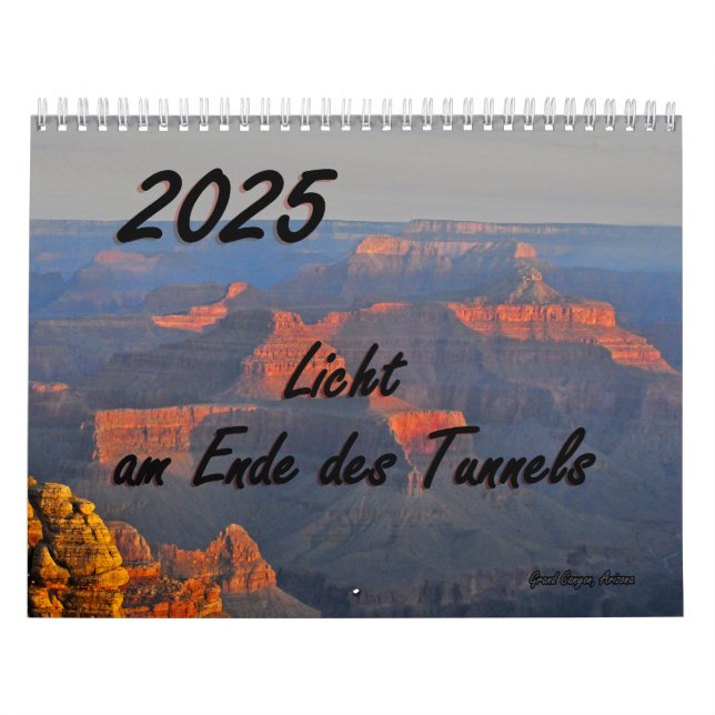 Wall Calendar 2025 med tyska Bible Verses Kalender (Omslag)