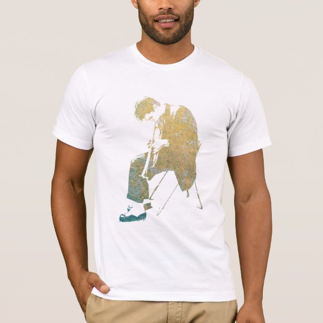 Wall Chet Baker T Shirt (Framsida)