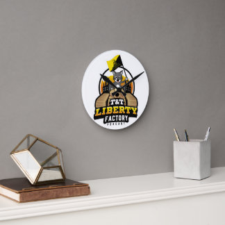 Wall Clock by T&T Liberty Factory Rund Klocka