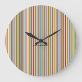 Wall Clock - Candy Rand Stor Klocka