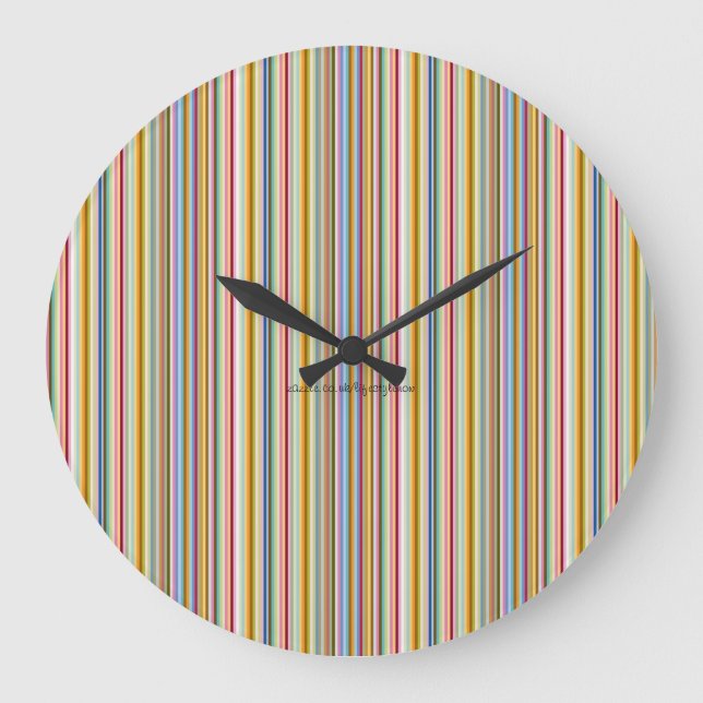 Wall Clock - Candy Rand Stor Klocka (Framsida)