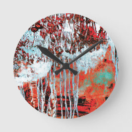 Wall Clock – Corrosion Pulse Rund Klocka