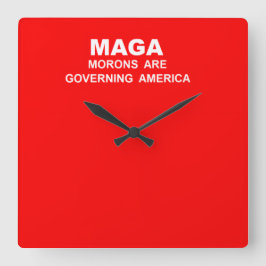 Wall Clock Fyrkantig Klocka