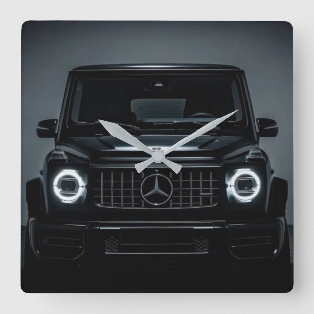 Wall Clock Fyrkantig Klocka (Framsida)