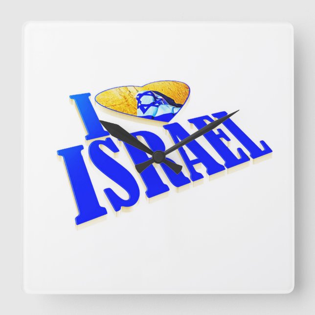 Wall Clock Fyrkantig Klocka (Framsida)