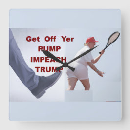 Wall Clock Fyrkantig Klocka