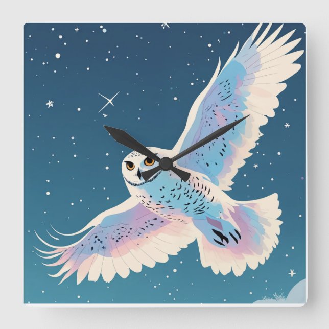 WALL CLOCK FYRKANTIG KLOCKA (Framsida)