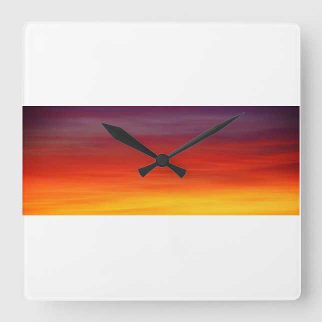 Wall Clock Fyrkantig Klocka (Framsida)