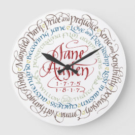 Wall Clock - Jane Austen Period Drama Adaptations Stor Klocka