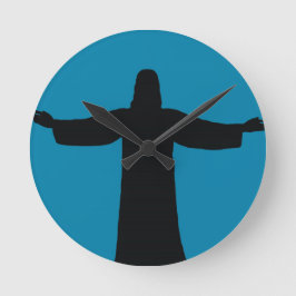 Wall Clock  jesus christ  Rund Klocka