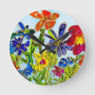 Wall Clock Office-kök, Springtime Rund Klocka