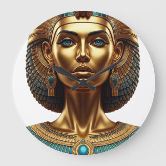 Wall Clock Queen Cleopatra  Stor Klocka