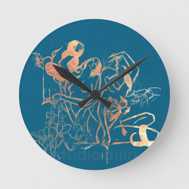 WALL CLOCK studio miiri Rund Klocka (Framsida)