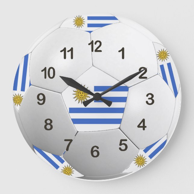 Wall Clock Uruguay Stor Klocka (Framsida)