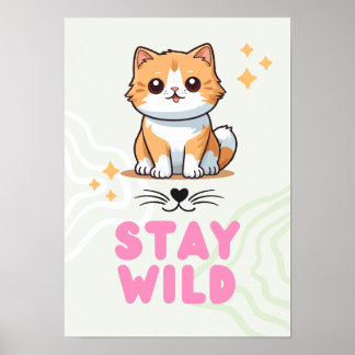 Wall Décor Embrace din katt, fira Adven Poster